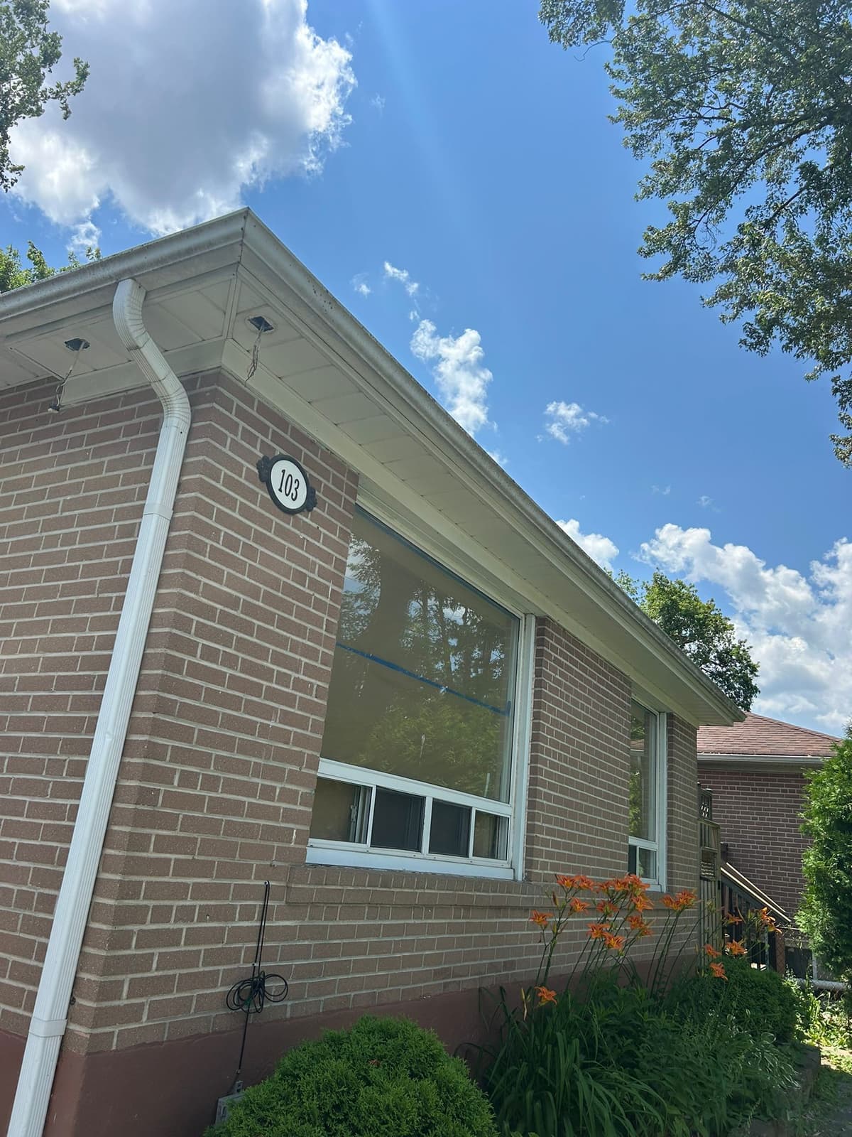 Gutter, Soffit, Fascia & Downspout Installation Before 3