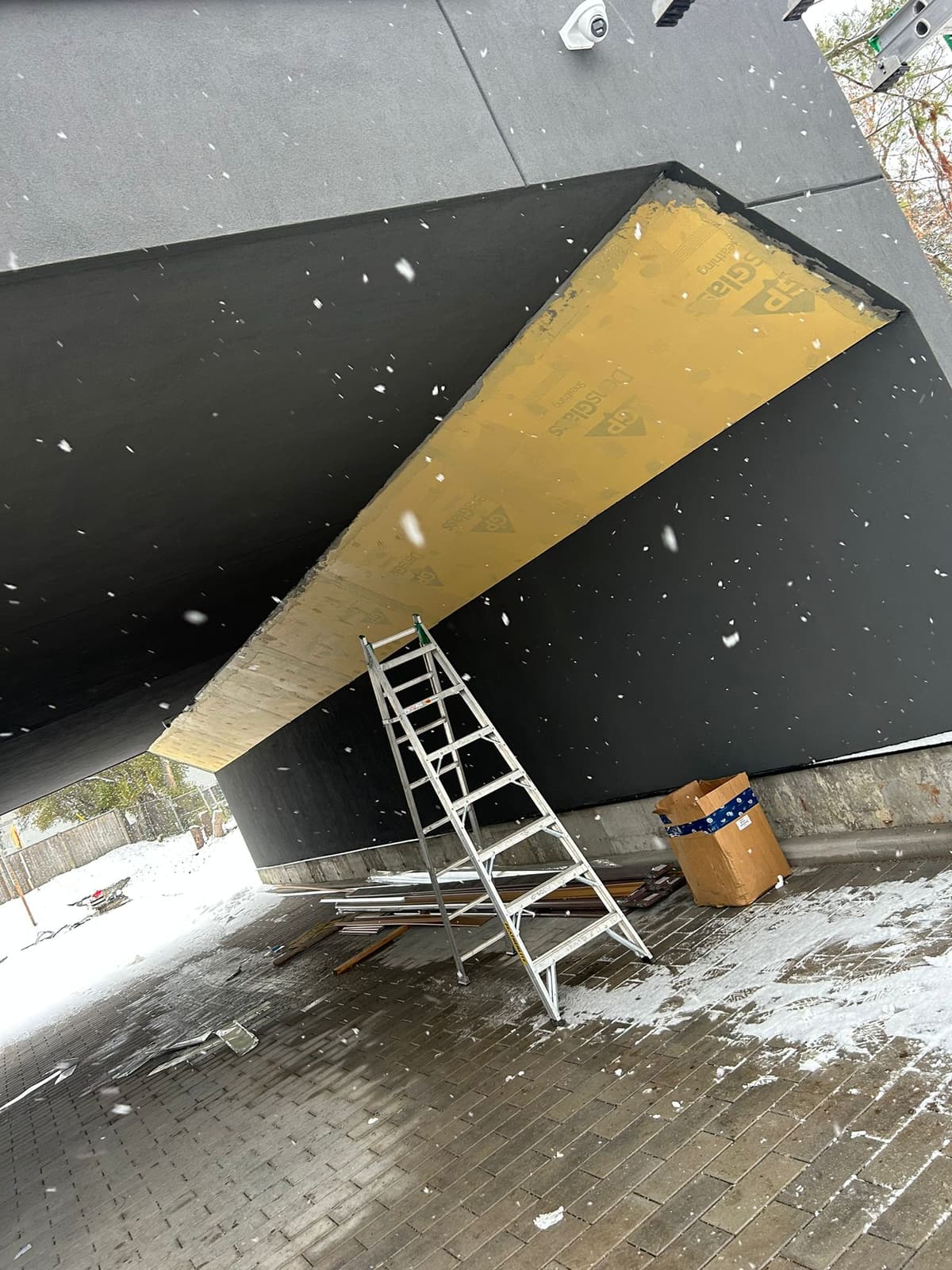 Exterior Siding Installation Before 3