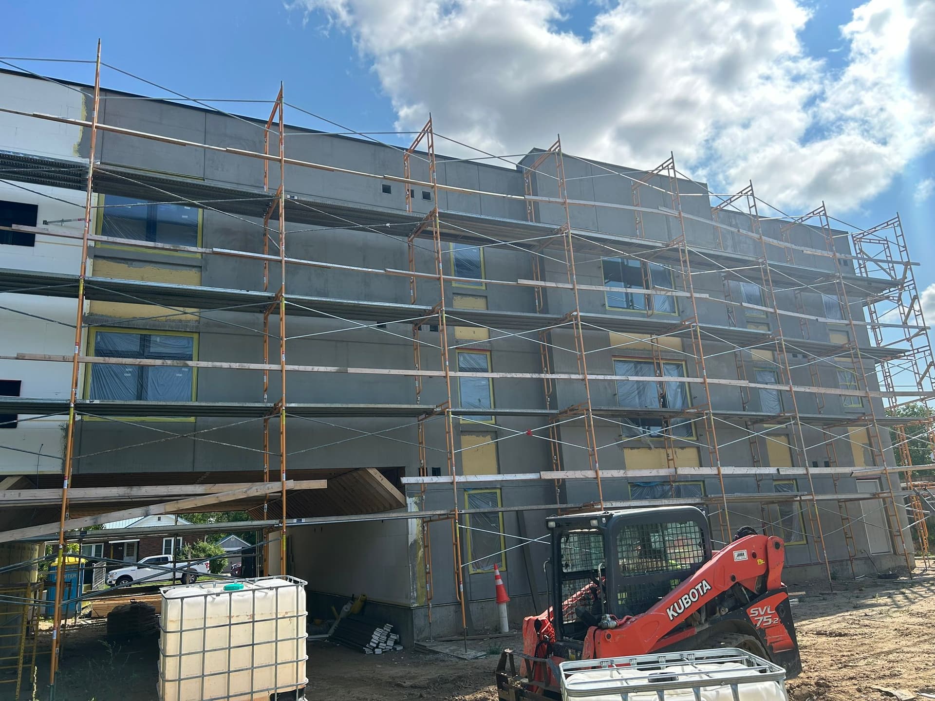 Siding Installation before