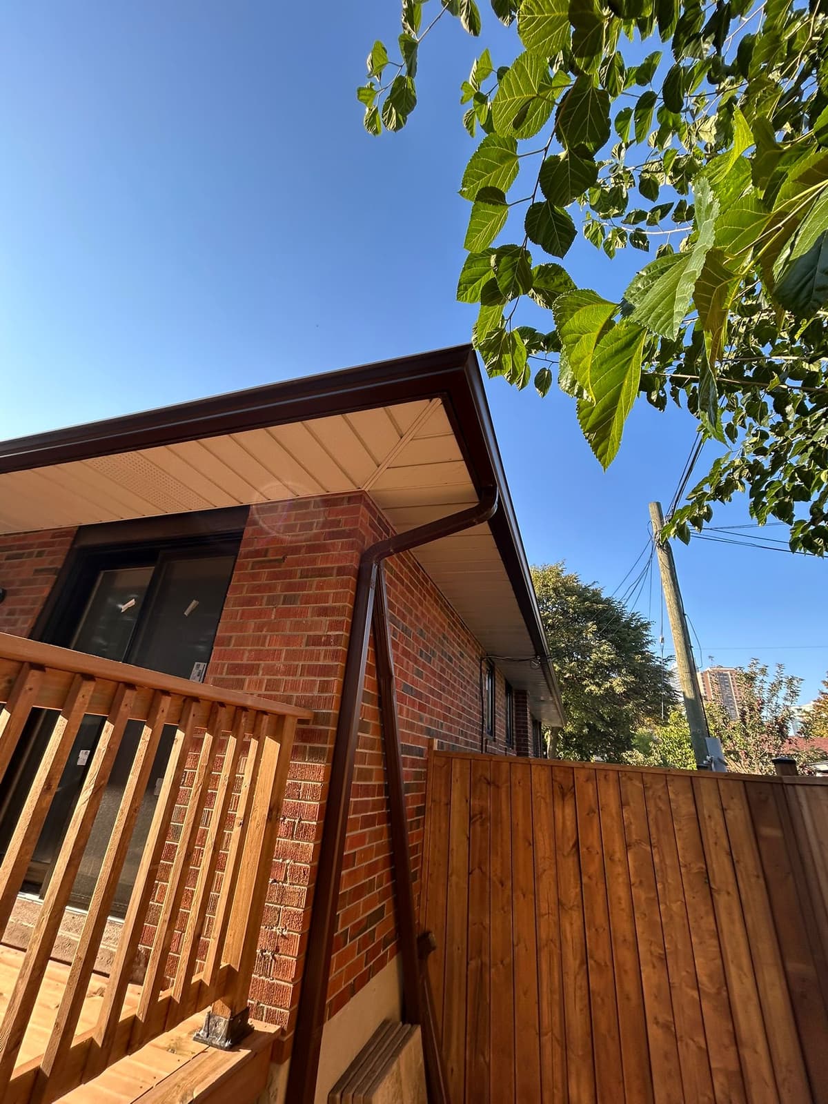 Gutter, Soffit, Fascia & Downspout Installation Before 3