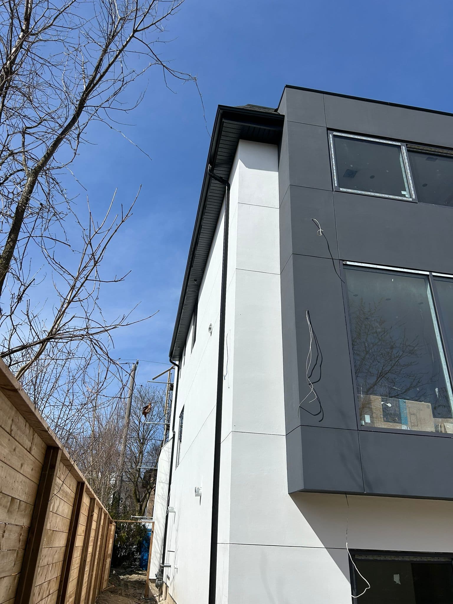 Gutter, Soffit, Fascia & Downspout Installation after