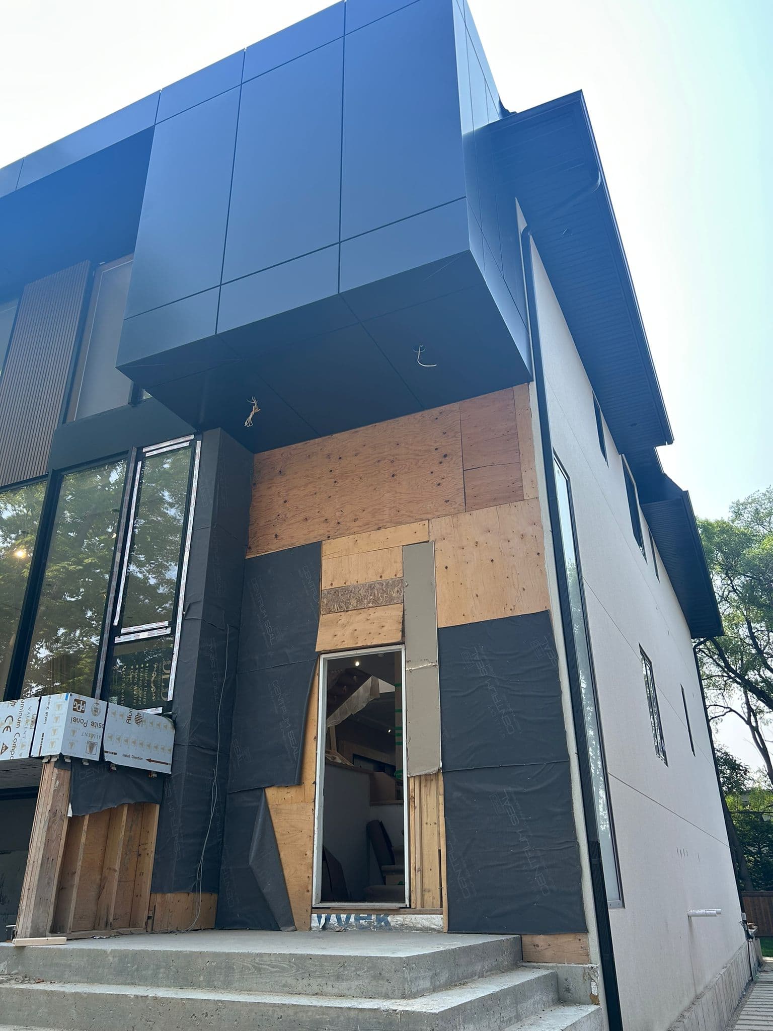 Gutter, Soffit, Fascia & Downspout Installation after