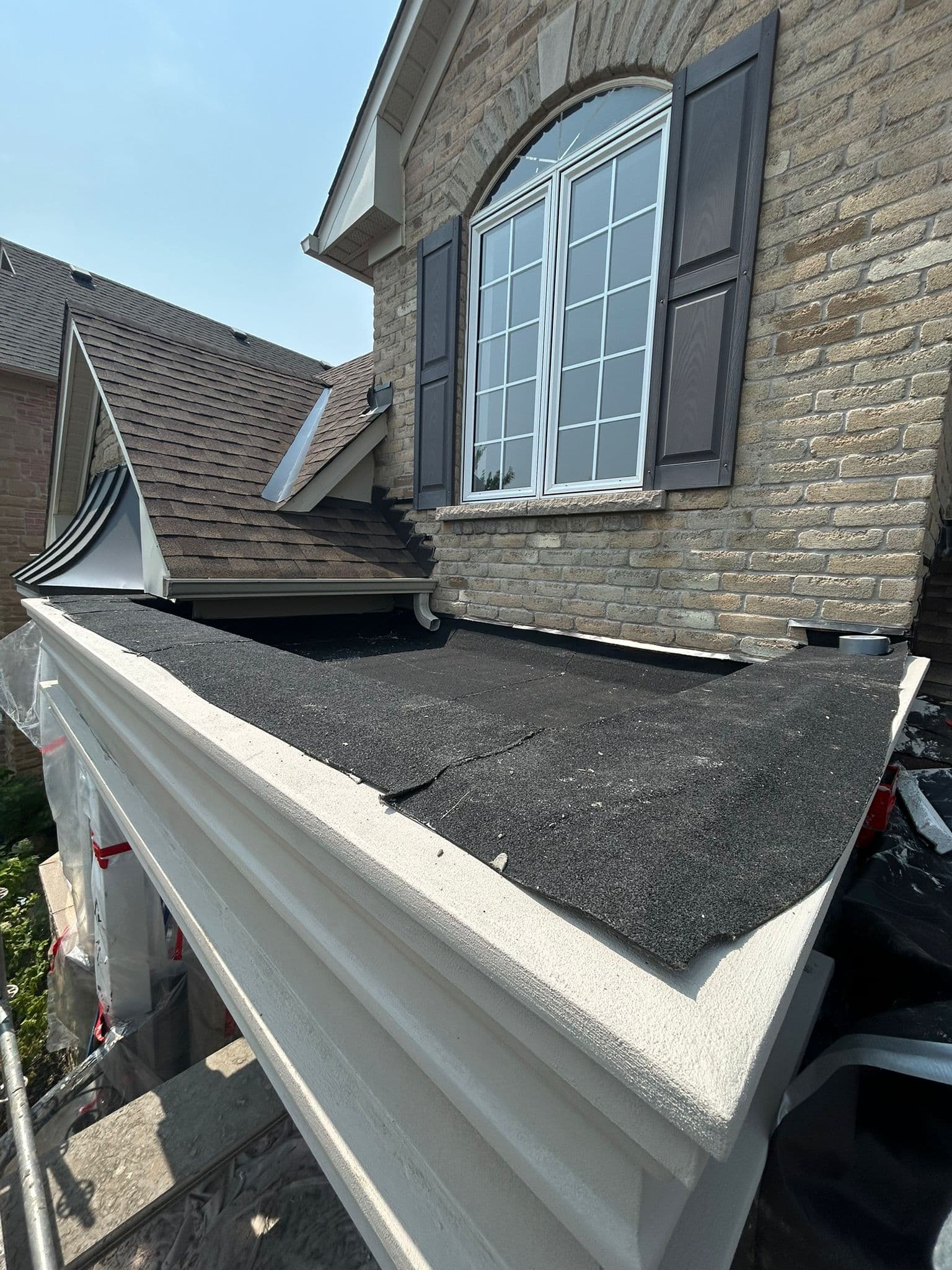 Roof Flashing Installation before