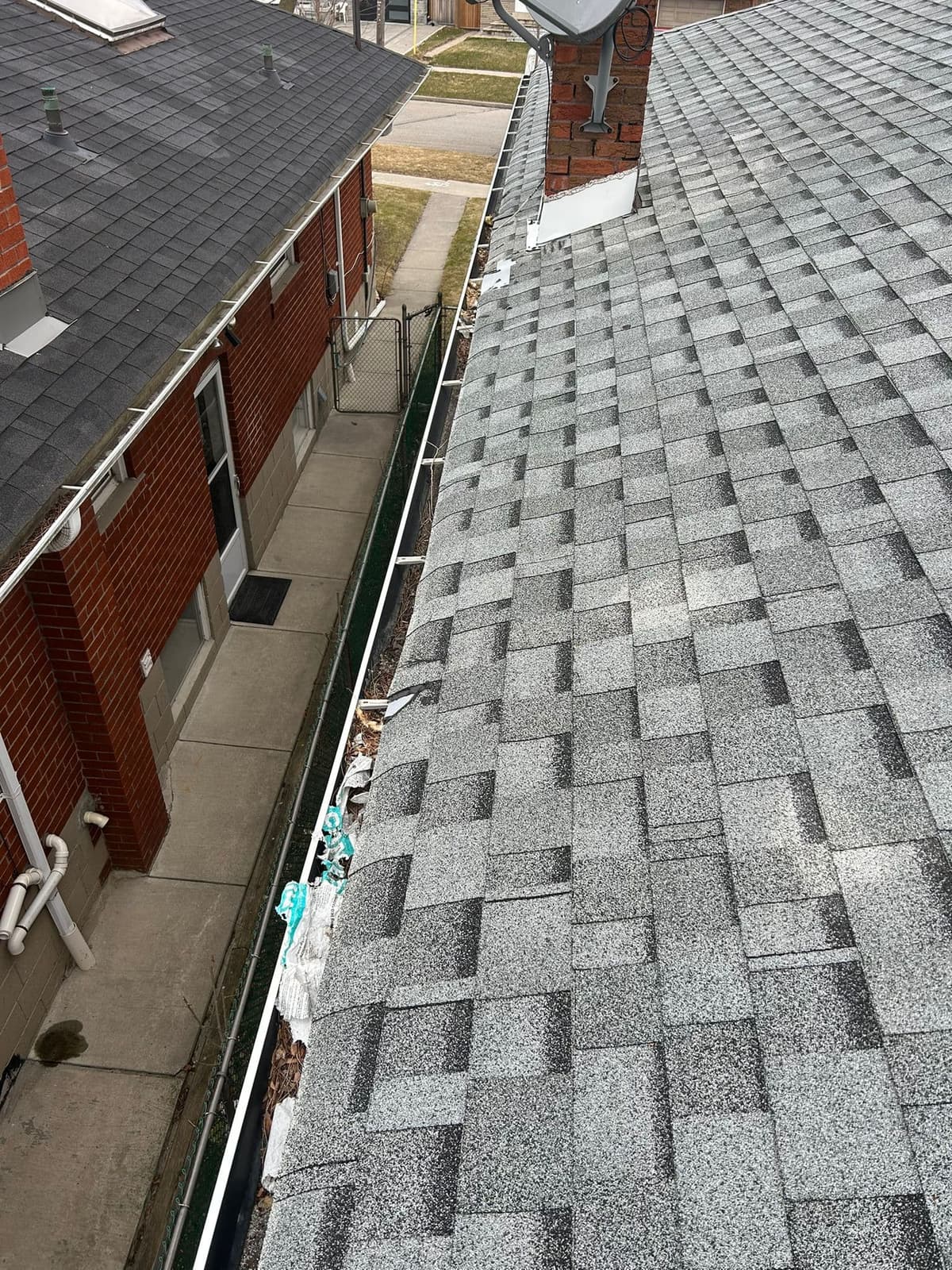 Leaf Guard Installation Before 1